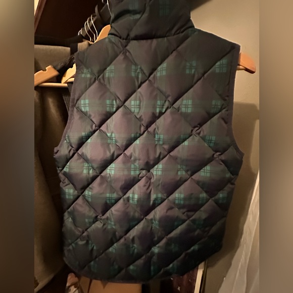 JCREW FACTORY BLACK WATCH PLAID VEST SZ SMALL - Picture 3 of 7